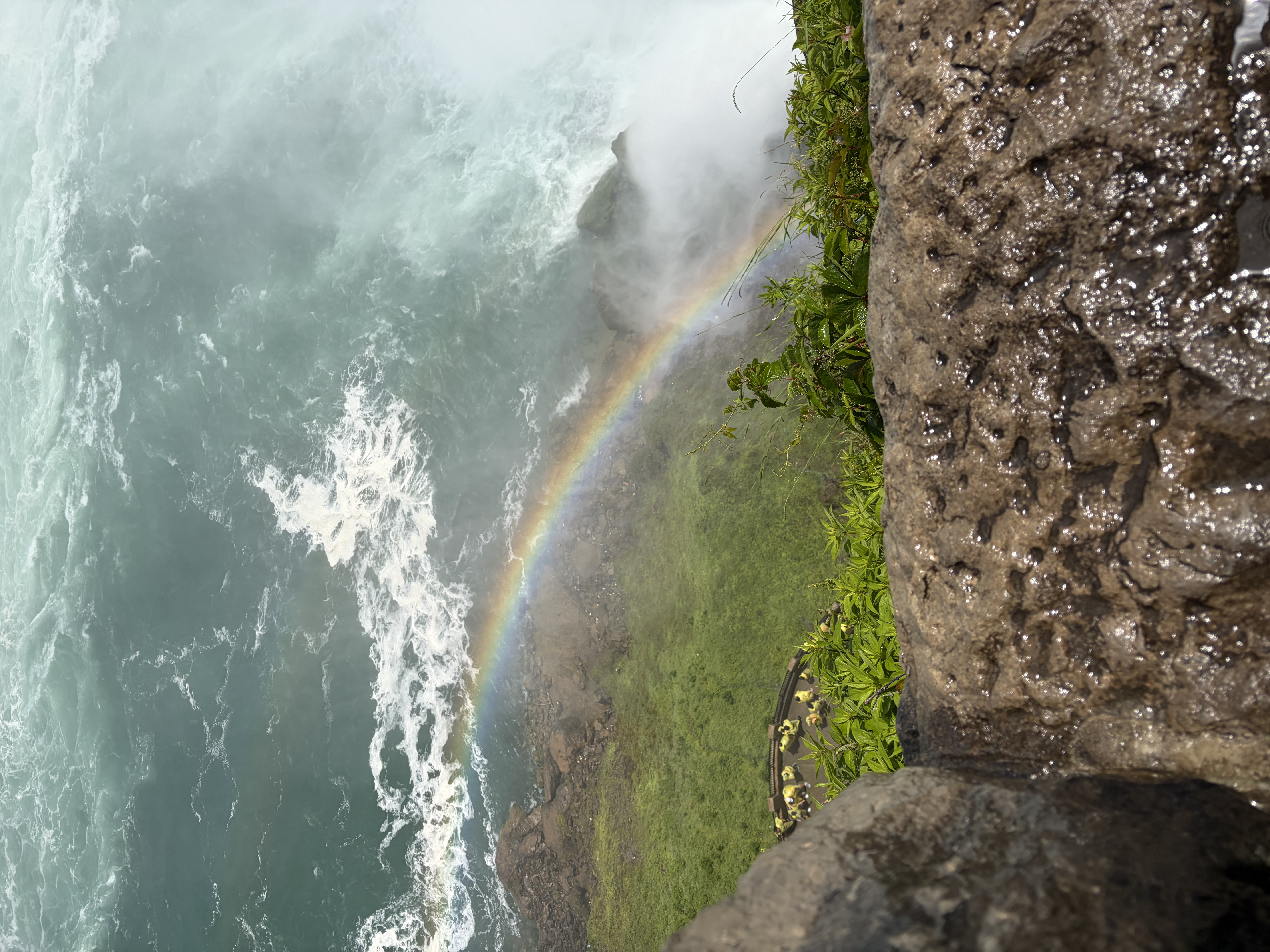 Rainbow at the base of Niagara Falls